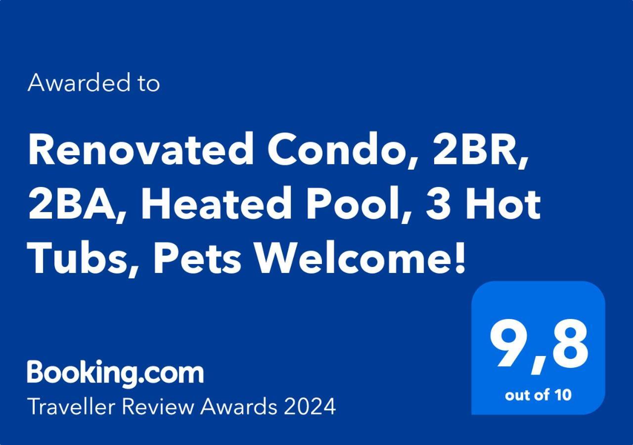 Renovated Condo, 2Br, 2Ba, Heated Pool, 3 Hot Tubs, Pets Welcome! Canmore Exterior photo